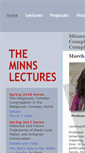Mobile Screenshot of minnslectures.org