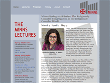 Tablet Screenshot of minnslectures.org